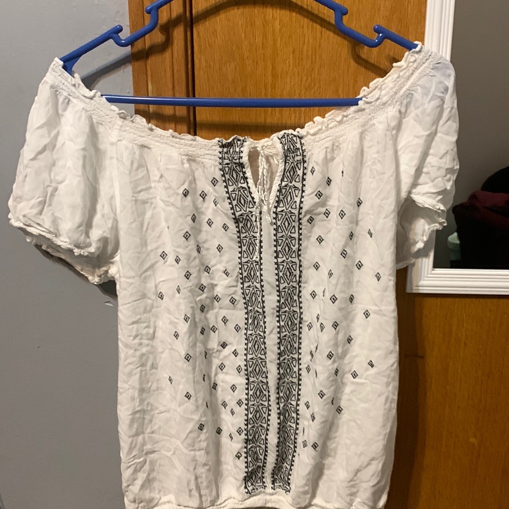 Off the shoulder shirt